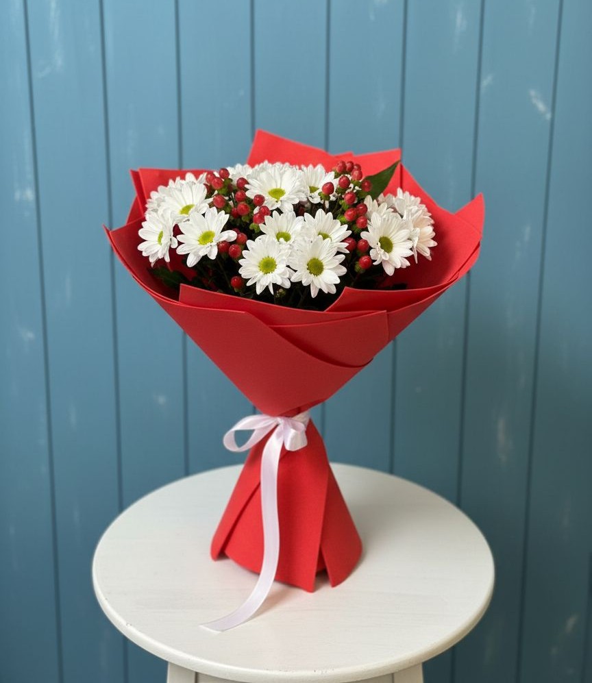 Букет цветов из: Хризантемы в Старой Кулатке