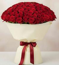 Букет 101 Красная роза Милано в Старой Кулатке