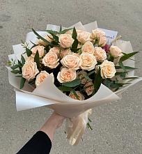Букет Кремовые розы Латте в Старой Кулатке