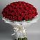Букет 101 Красная роза Блэк Мэджик в Старой Кулатке