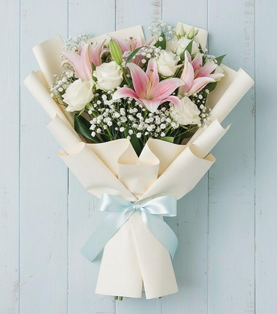 Букет цветов из: Лилии в Старой Кулатке