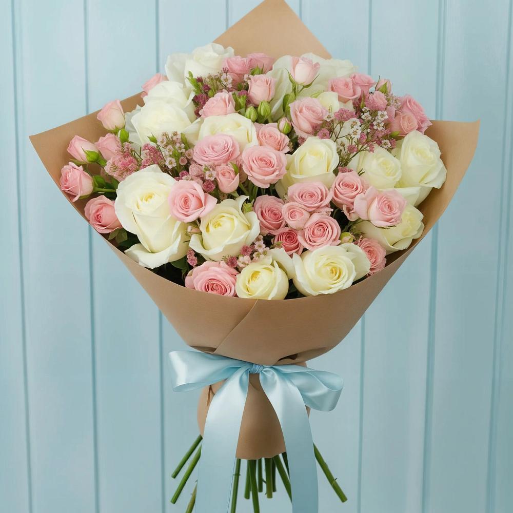 Букет цветов из: Розы в Старой Кулатке