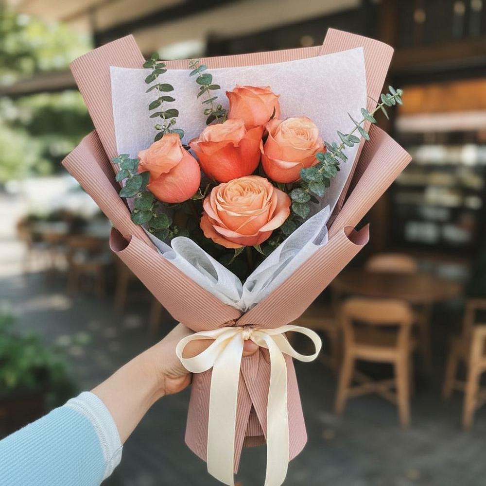 Букет цветов из: Розы в Старой Кулатке