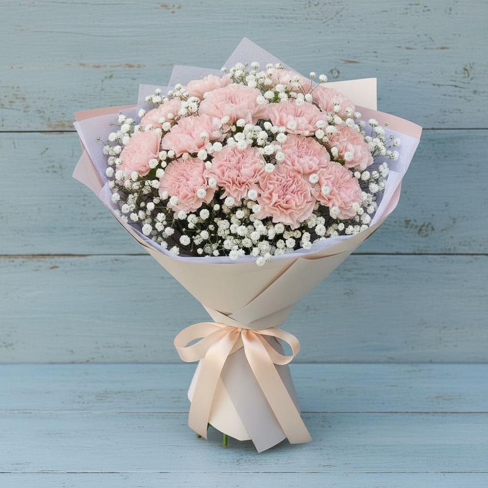 Букет цветов из: Гвоздики в Старой Кулатке