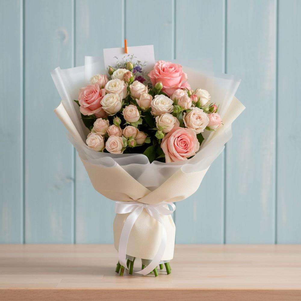 Букет цветов из: Розы в Старой Кулатке