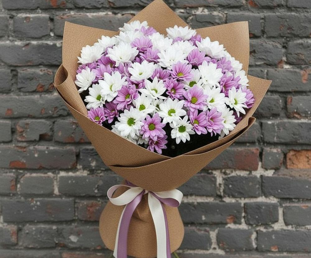 Букет цветов из: Хризантемы в Старой Кулатке