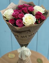 Букет цветов из:  Розы в Старой Кулатке
