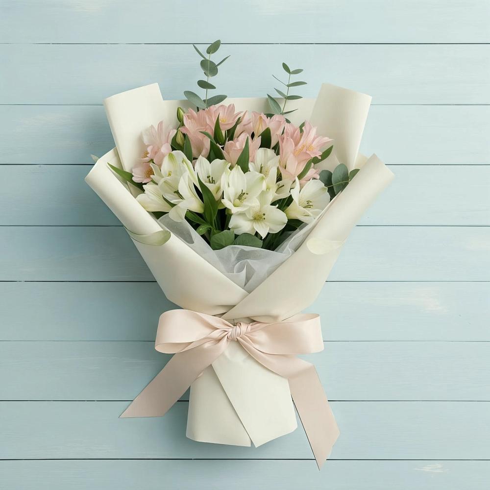 Букет цветов из: Альстромерии в Старой Кулатке