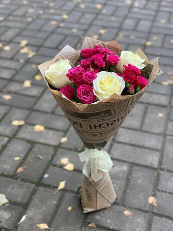 Букет цветов из: Розы в Старой Кулатке