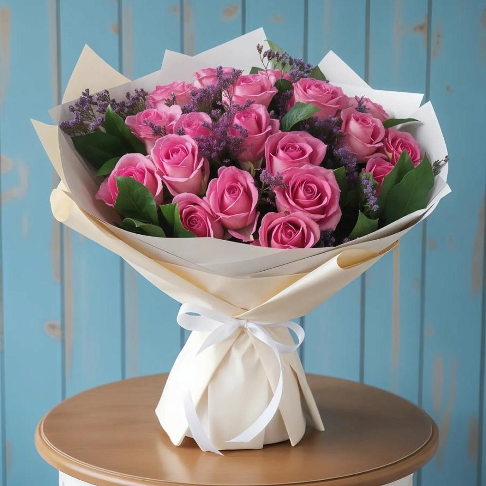 Букет цветов из: Розы в Старой Кулатке